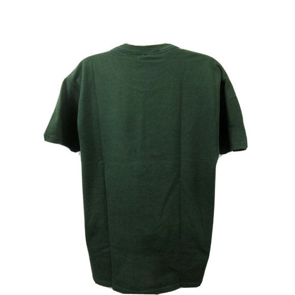 Fruit of the Loom T-Shirt Large Green Peak Performance Embroidered 100% Cotton - Picture 5 of 9